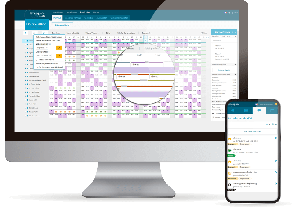 solution gestion des temps